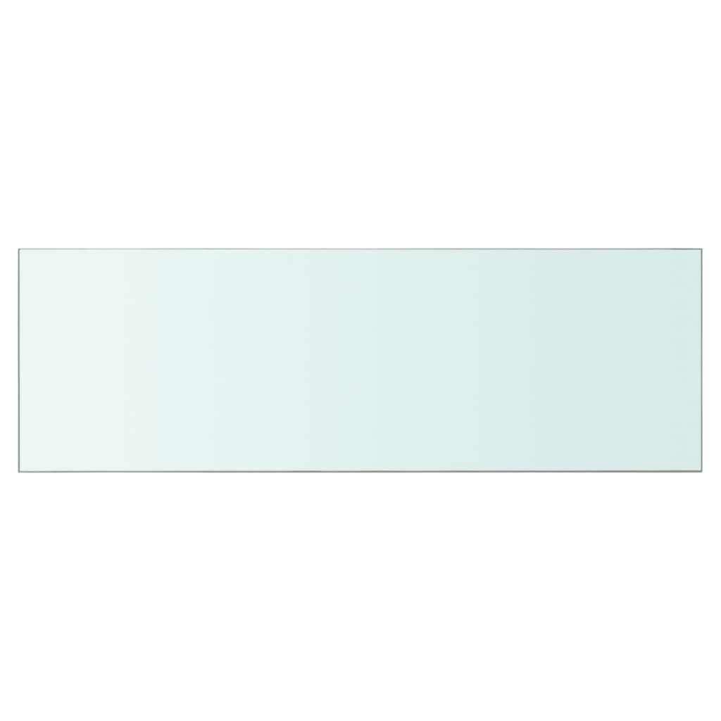 vidaXL Wandschap transparant 90x30 cm glas