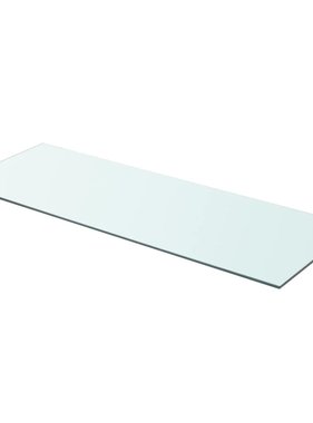 vidaXL Wandschap transparant 80x30 cm glas