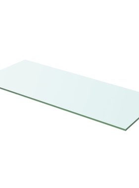 vidaXL Wandschap transparant 60x20 cm glas