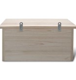 vidaXL Mussenhuizen 2 st 44x15,5x21,5 cm hout