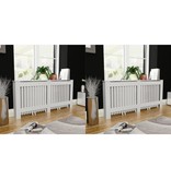 VidaXL Radiatorombouw 2 st 172 cm MDF wit