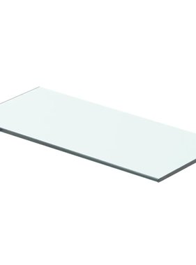 vidaXL Wandschap transparant 40x12 cm glas