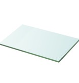 VidaXL Wandschap transparant 30x20 cm glas