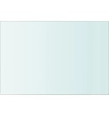 VidaXL Wandschap transparant 30x20 cm glas