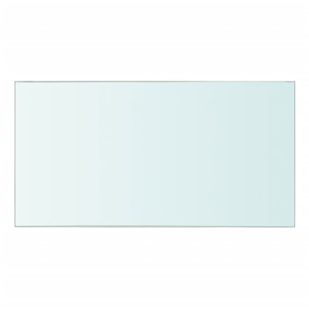 vidaXL Wandschap transparant 30x15 cm glas