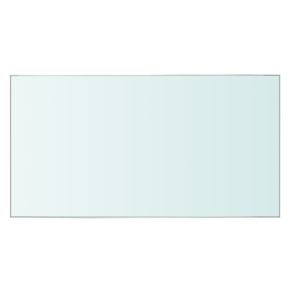 vidaXL Wandschap transparant 30x12 cm glas