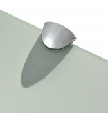 VidaXL Zwevend schap 100x10 cm 8 mm glas