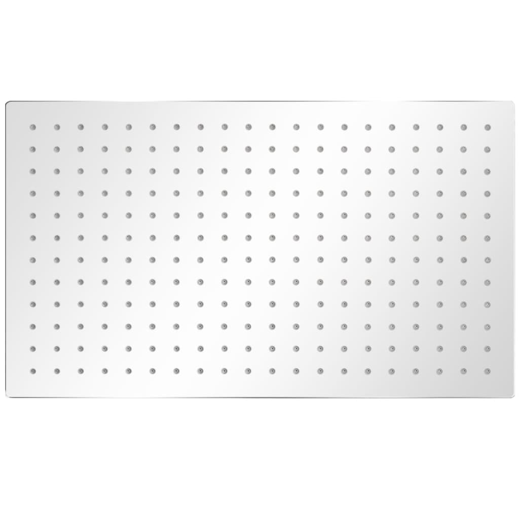 VidaXL Regendouchekop 2 st 30x50 cm roestvrij staal