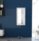 VidaXL Wandspiegel Barok 100 x 50 cm wit