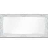 VidaXL Wandspiegel Barok 100 x 50 cm wit