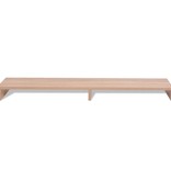 VidaXL TV-/monitorstandaard spaanplaat 118x23,5x9 cm beige