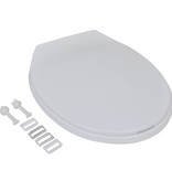 VidaXL Toiletbril met soft-closedeksel 2 st kunststof wit