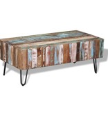 vidaXL Salontafel 100x50x38 cm massief gerecycled hout