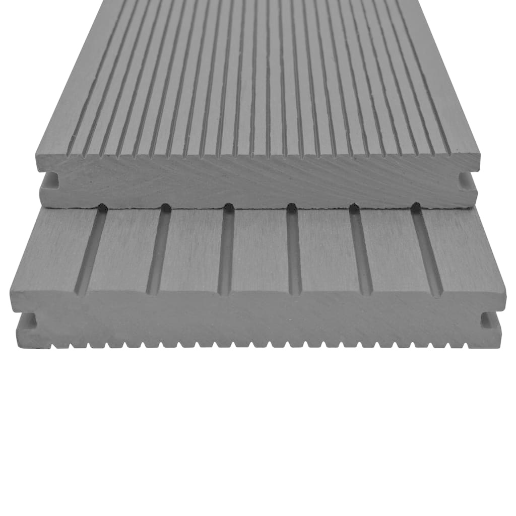 VidaXL Terrasplanken met accessoires 20 m² 4 m massief HKC zwart