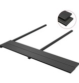 VidaXL Terrasplanken met accessoires 20 m² 4 m massief HKC zwart