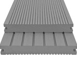 VidaXL Terrasplanken met accessoires 15 m² 4 m massief HKC zwart