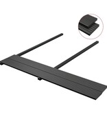 VidaXL Terrasplanken met accessoires 15 m² 4 m massief HKC zwart