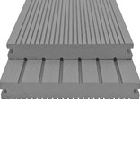 VidaXL Terrasplanken met accessoires 10 m² 4 m massief HKC zwart