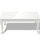 vidaXL Salontafel 100 x 60 x 42 cm hoogglans wit