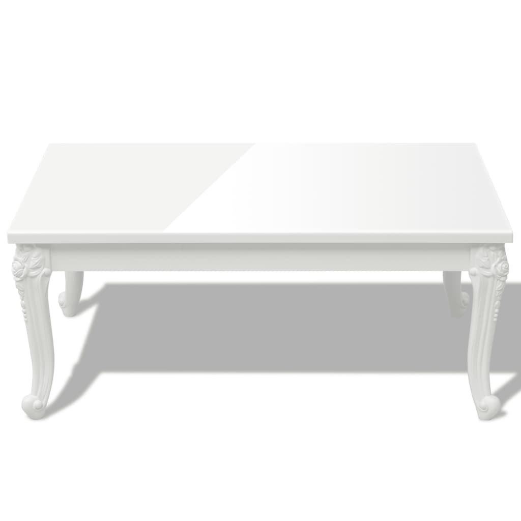 VidaXL Salontafel 100 x 60 x 42 cm hoogglans wit