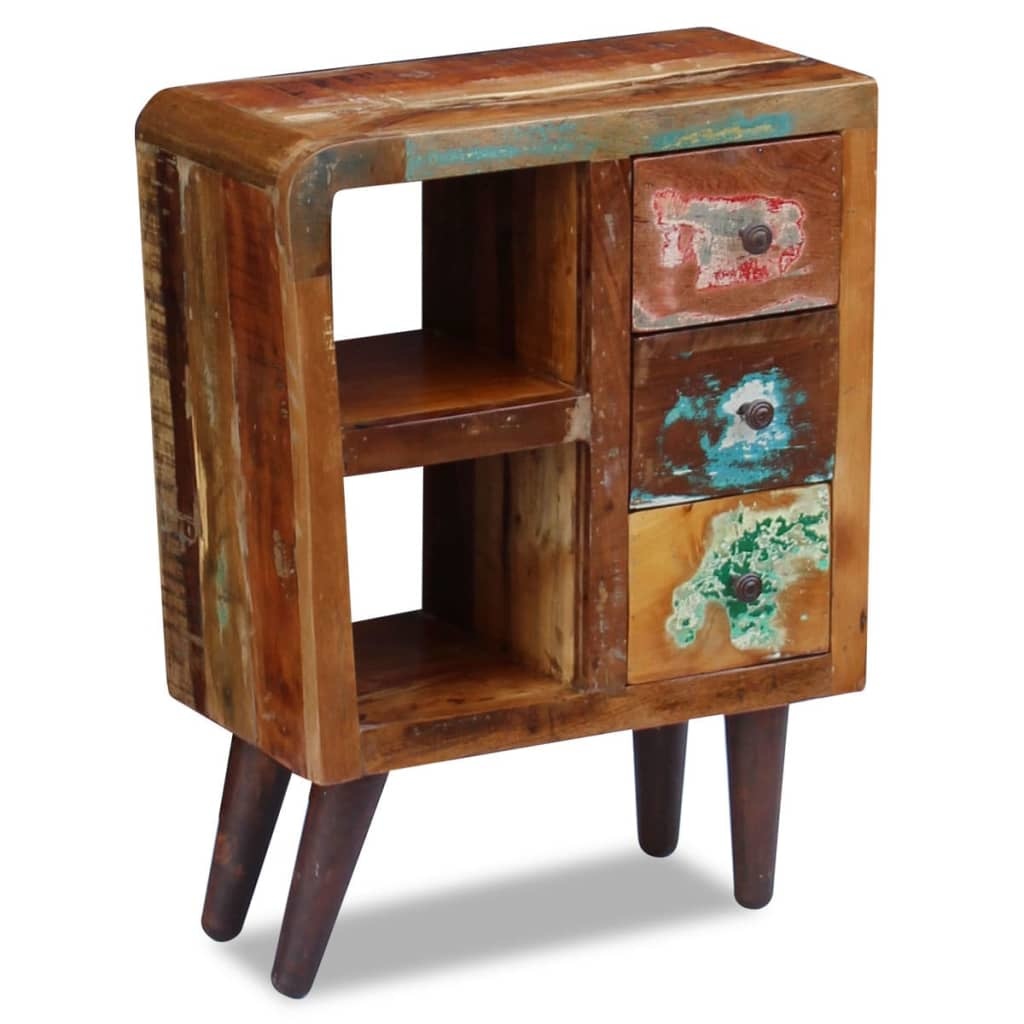 VidaXL Dressoir 60x30x80 cm massief gerecycled hout