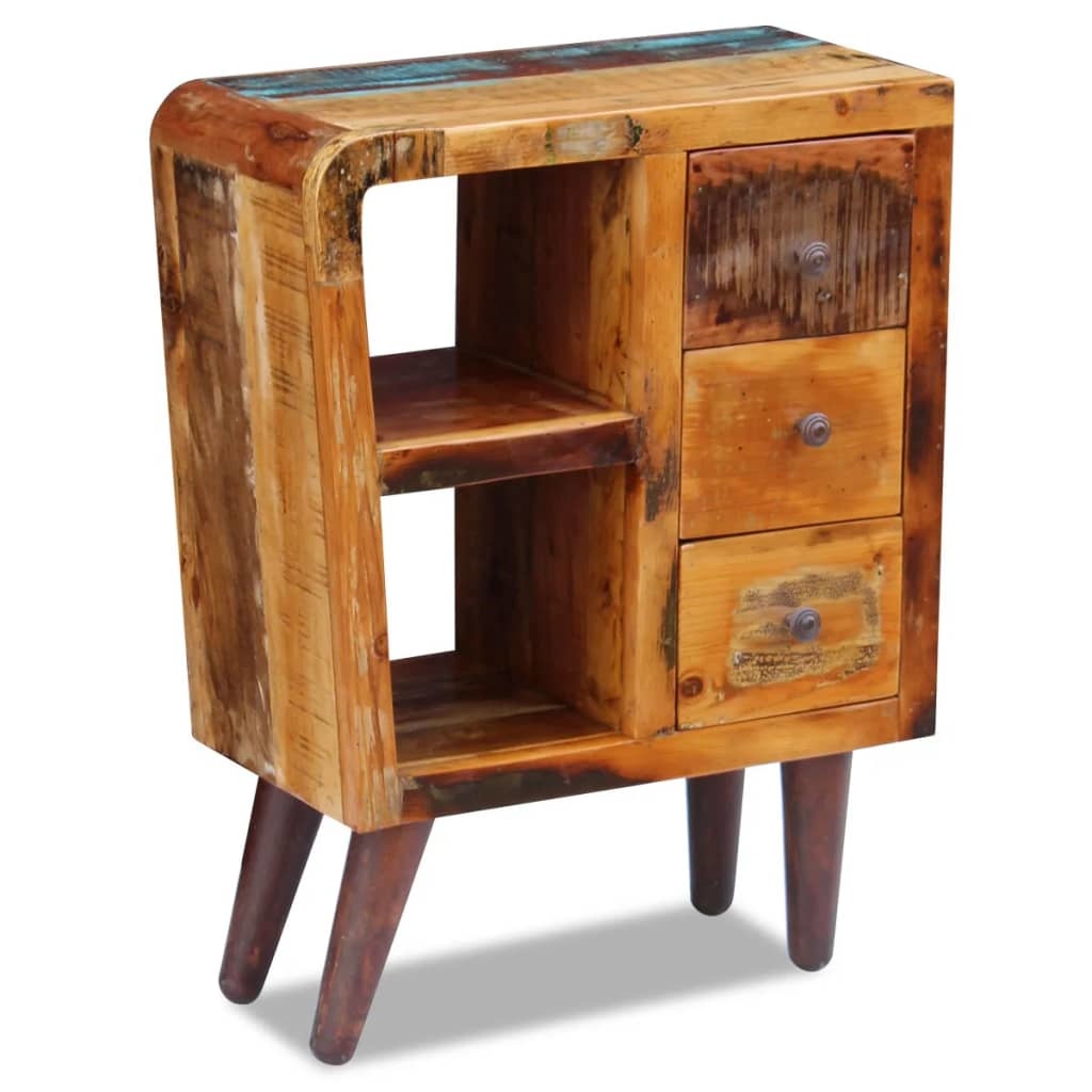 VidaXL Dressoir 60x30x80 cm massief gerecycled hout