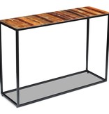 vidaXL Wandtafel 110x35x76 cm massief gerecycled hout