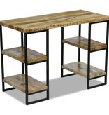 vidaXL Bureau 110x50x76 cm mangohout