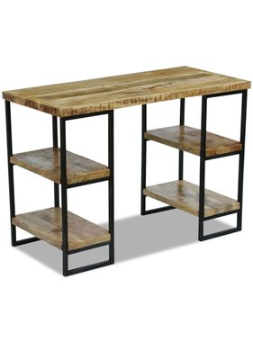 vidaXL Bureau 110x50x76 cm mangohout