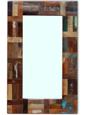 VidaXL Spiegel massief gerecycled hout 80x50cm