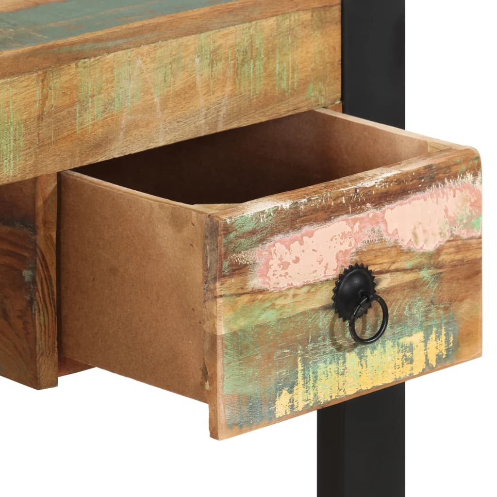 VidaXL Bureau massief gerecycled hout