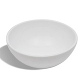 VidaXL Badkamerwastafel met mengkraan rond keramiek wit