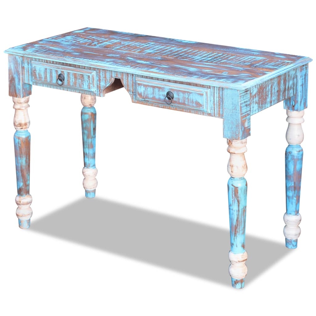 VidaXL Bureau massief gerecycled hout