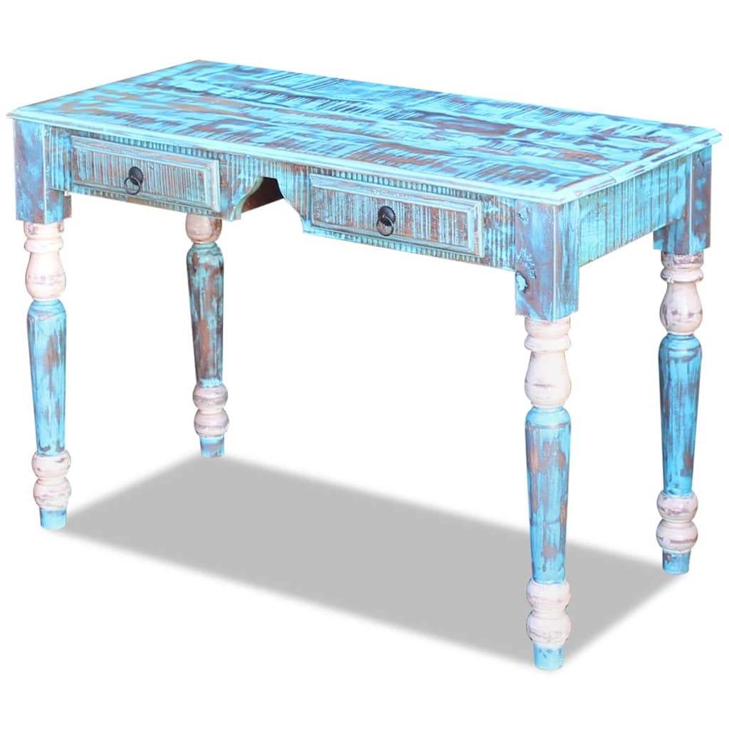 VidaXL Bureau massief gerecycled hout