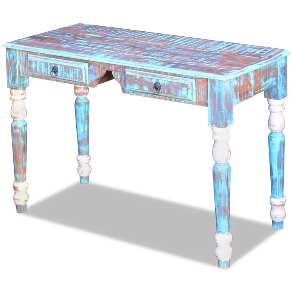 VidaXL Bureau massief gerecycled hout