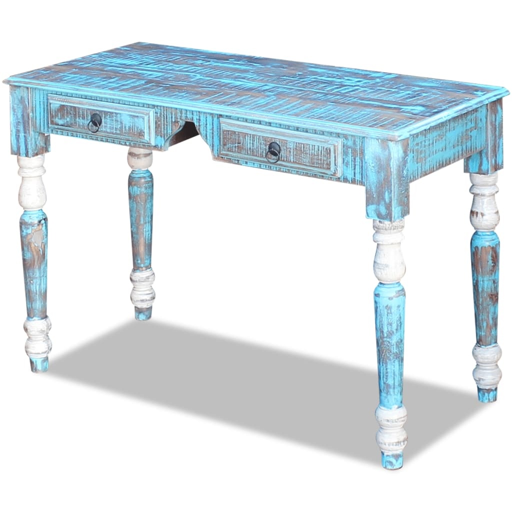 VidaXL Bureau massief gerecycled hout