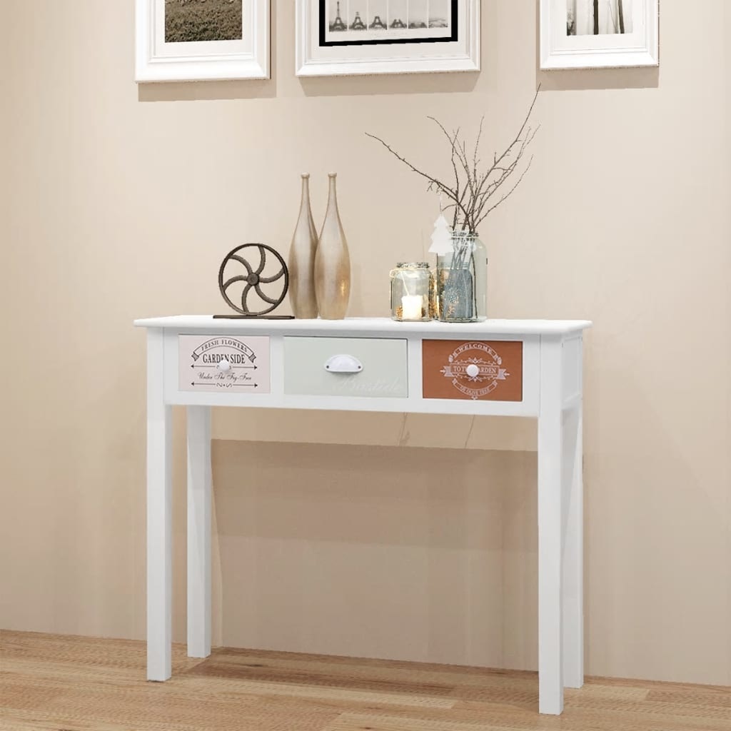 VidaXL Wandtafel Franse stijl hout