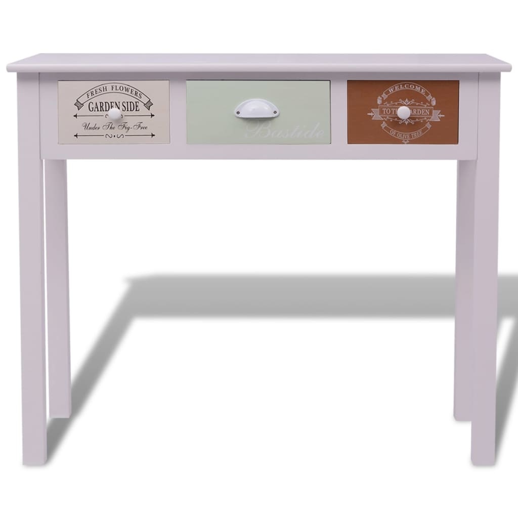 VidaXL Wandtafel Franse stijl hout