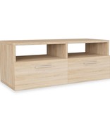 vidaXL Tv-kasten 95x35x36 cm spaanplaat eikenkleurig 2 st