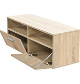 vidaXL Tv-kasten 95x35x36 cm spaanplaat eikenkleurig 2 st