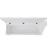 VidaXL Opbergbank barokstijl MDF wit