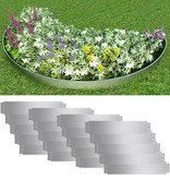 VidaXL Grasboorden 100x20 cm gegalvaniseerd staal 20 st