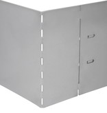 VidaXL Grasboorden 100x20 cm gegalvaniseerd staal 20 st