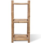 VidaXL Rek bamboe drie lagen