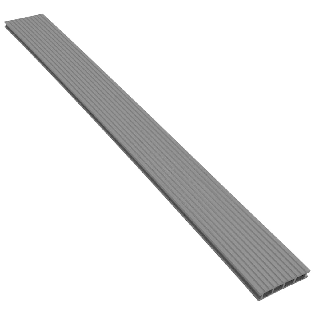 VidaXL Terrasplanken HKC met accessoires 10 m² 4 m antraciet