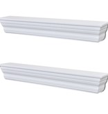 VidaXL wandplanken Aaliyah 2 st wit
