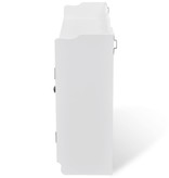 VidaXL Vitrinekast met boekenplank wit MDF