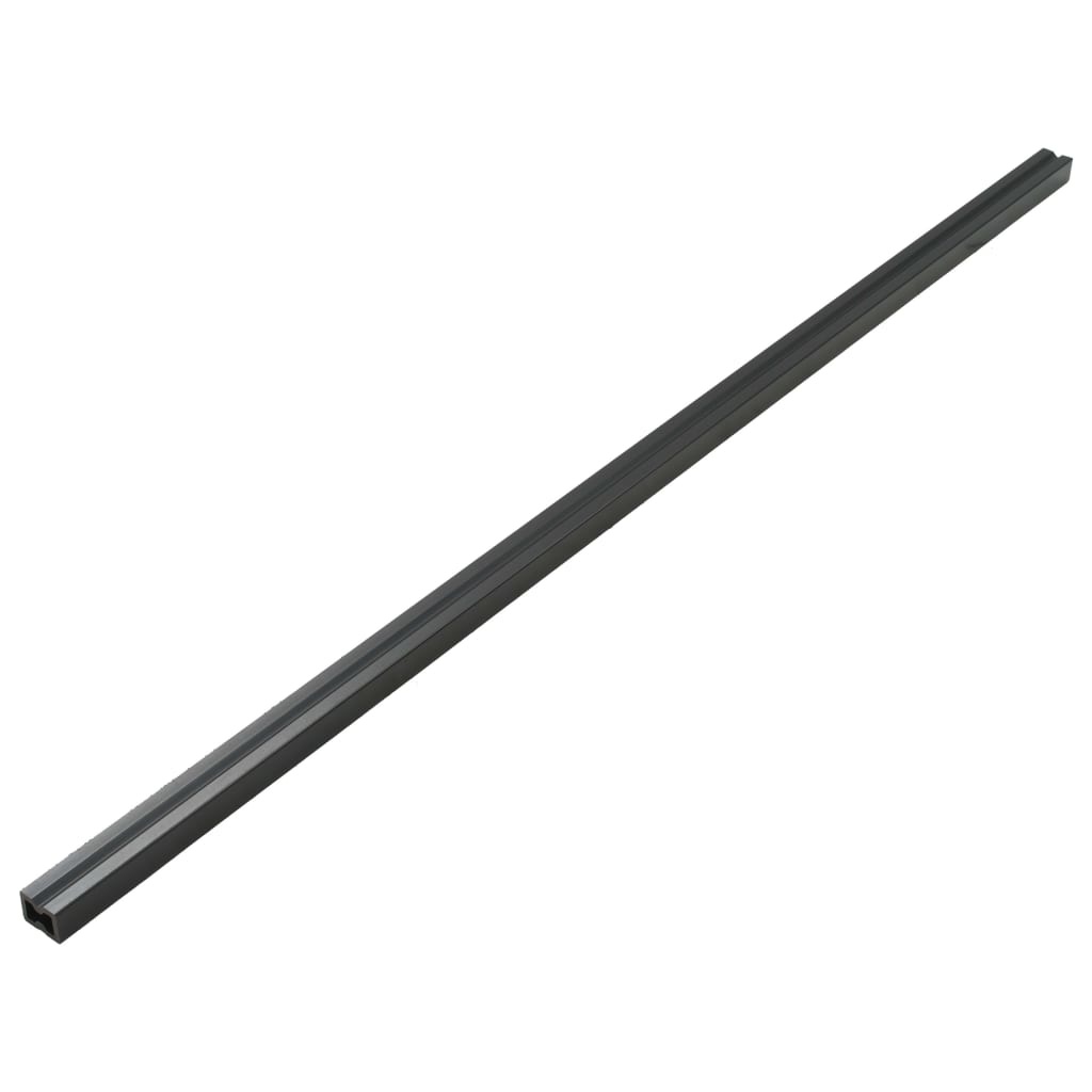 VidaXL Terrasplanken HKC met accessoires 15 m² 4 m grijs