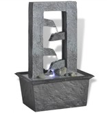 VidaXL Binnenfontein met LED-licht polyresin