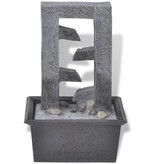 VidaXL Binnenfontein met LED-licht polyresin